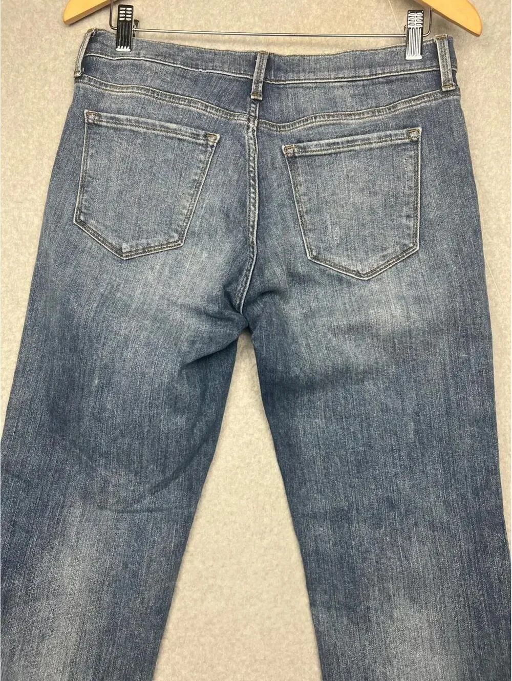 Banana Republic Girlfriend Straight Leg Denim Jeans Womens 29 Med Wash